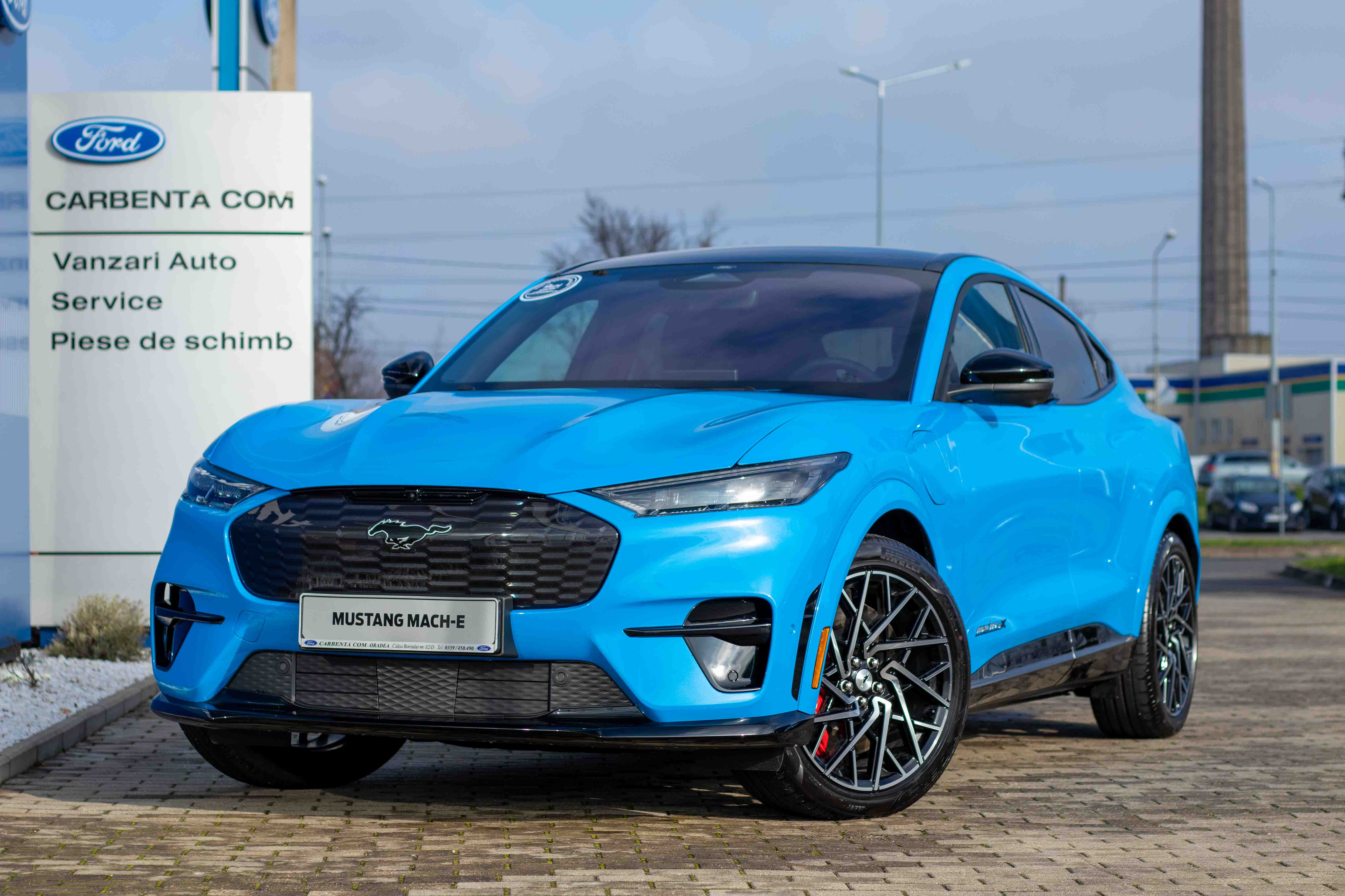 Ford Mustang mach E GT Grabber Blue  Ford Carbenta Com Oradea Deva Arad 6097